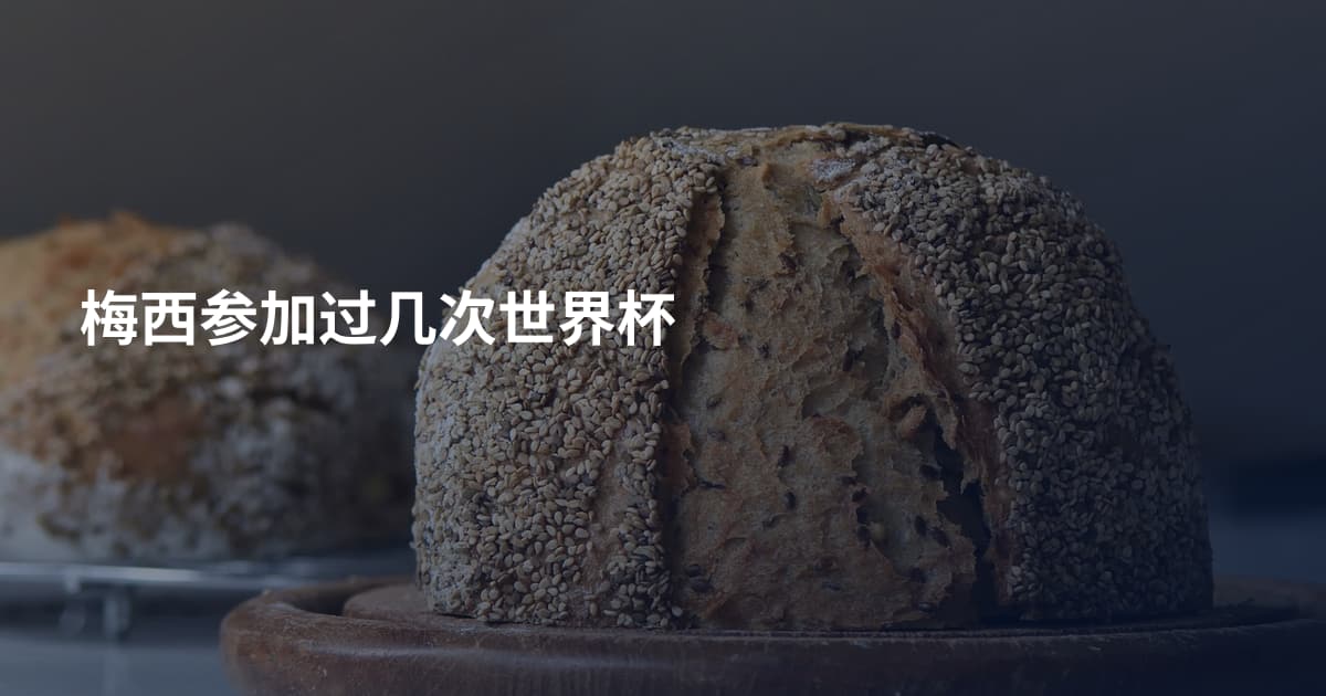 梅西参加过几次世界杯