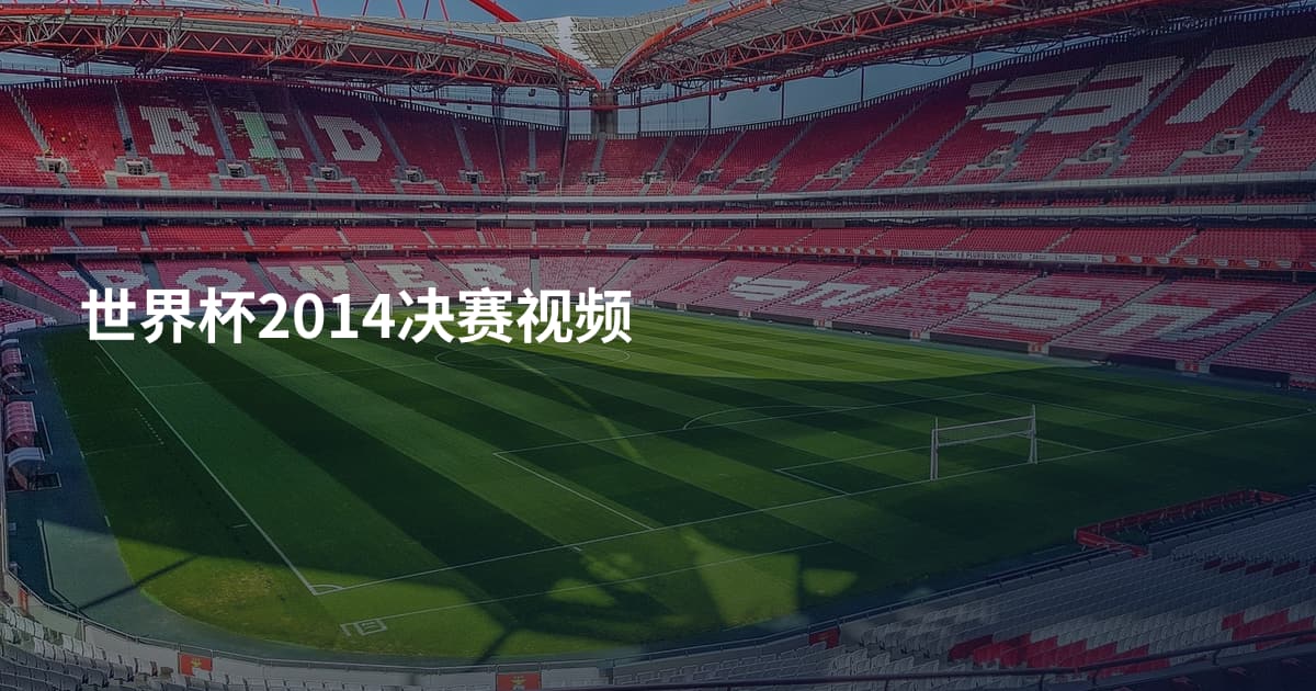 世界杯2014决赛视频
