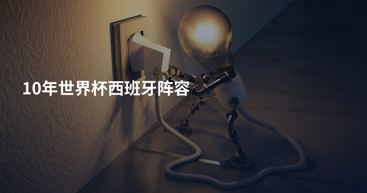 10年世界杯西班牙阵容