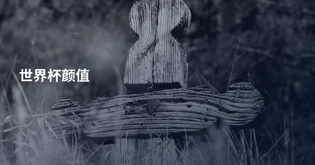 世界杯颜值