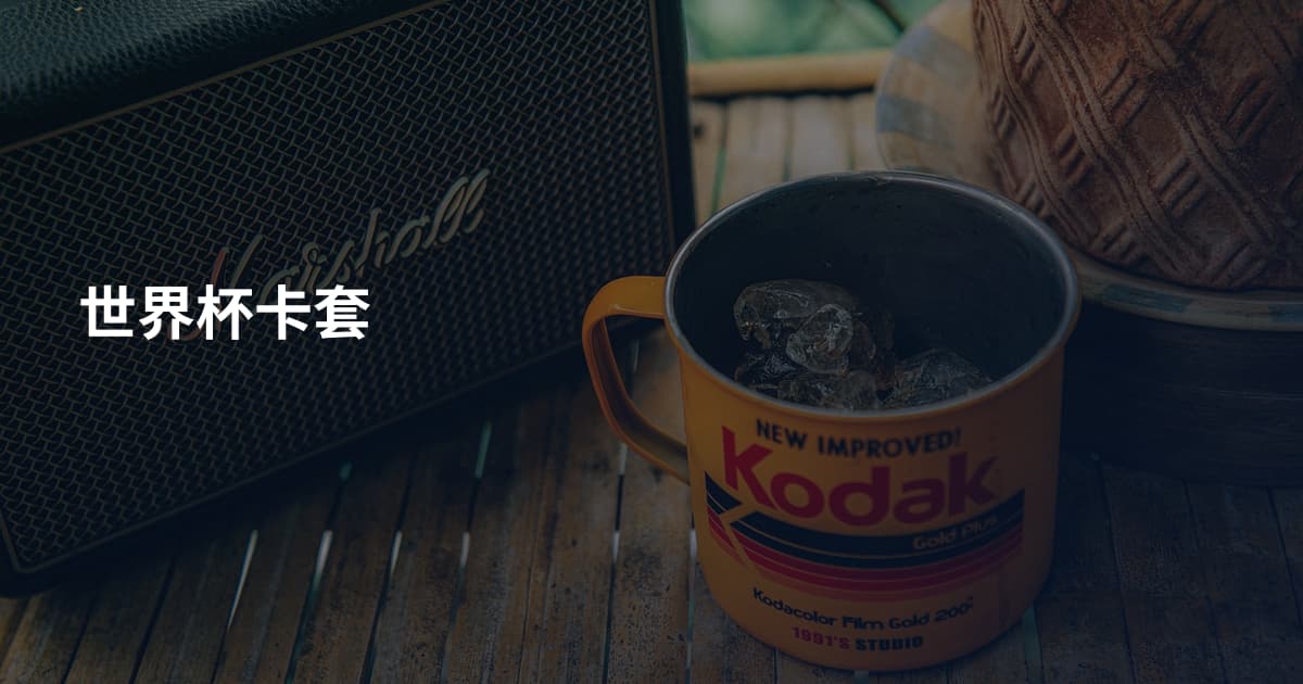 世界杯卡套