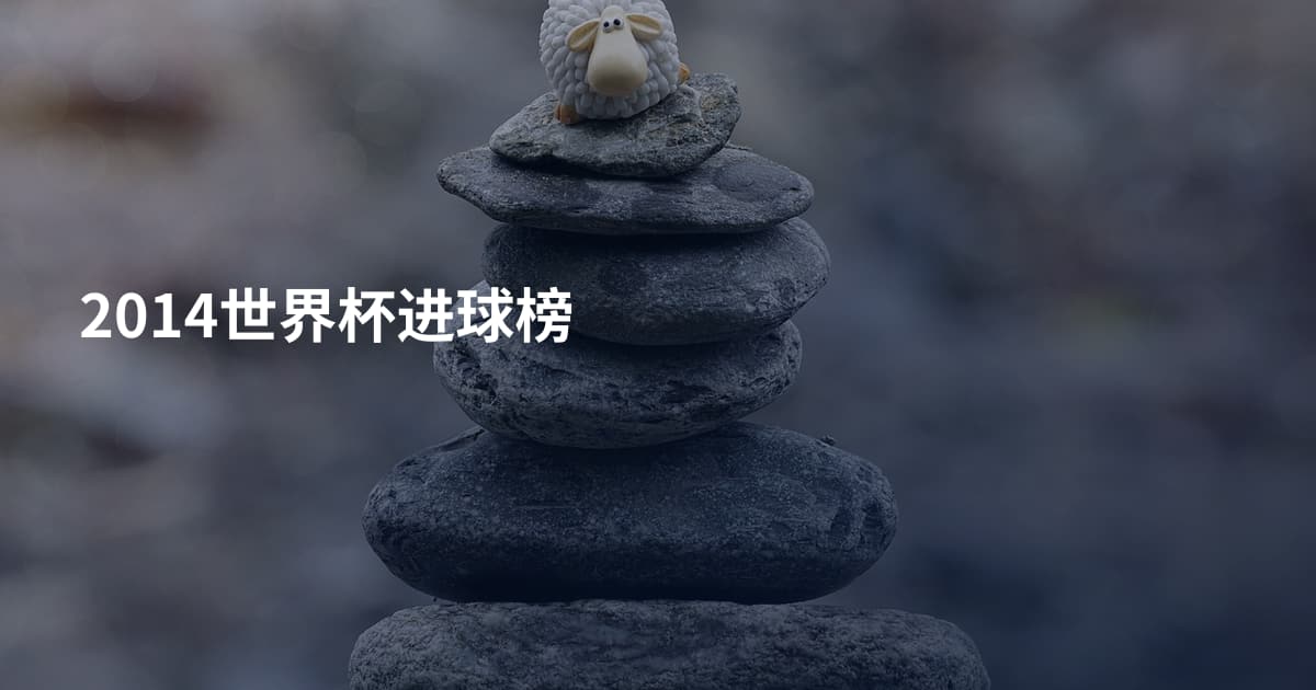 2014世界杯进球榜
