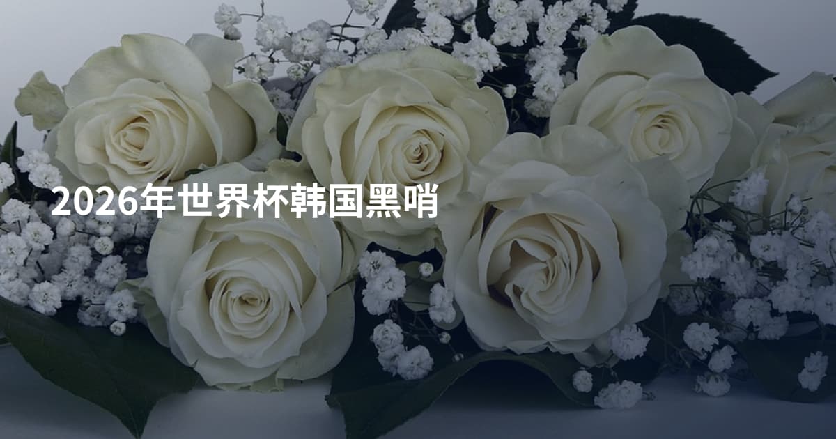 2026年世界杯韩国黑哨