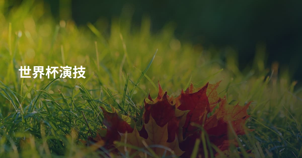世界杯演技
