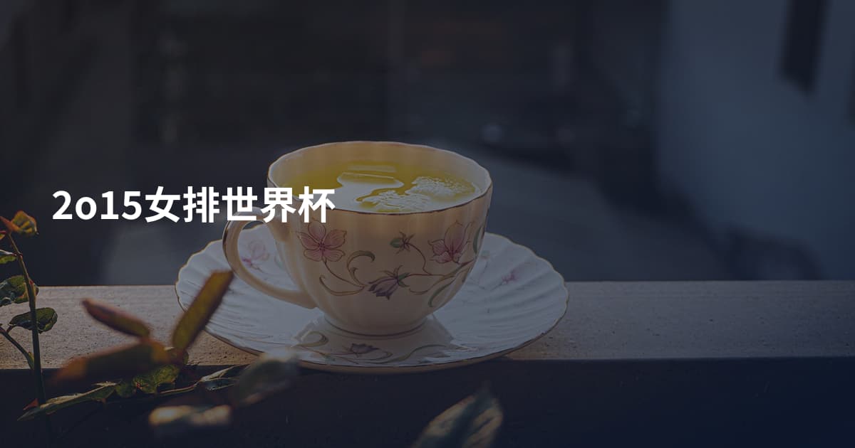 2o15女排世界杯