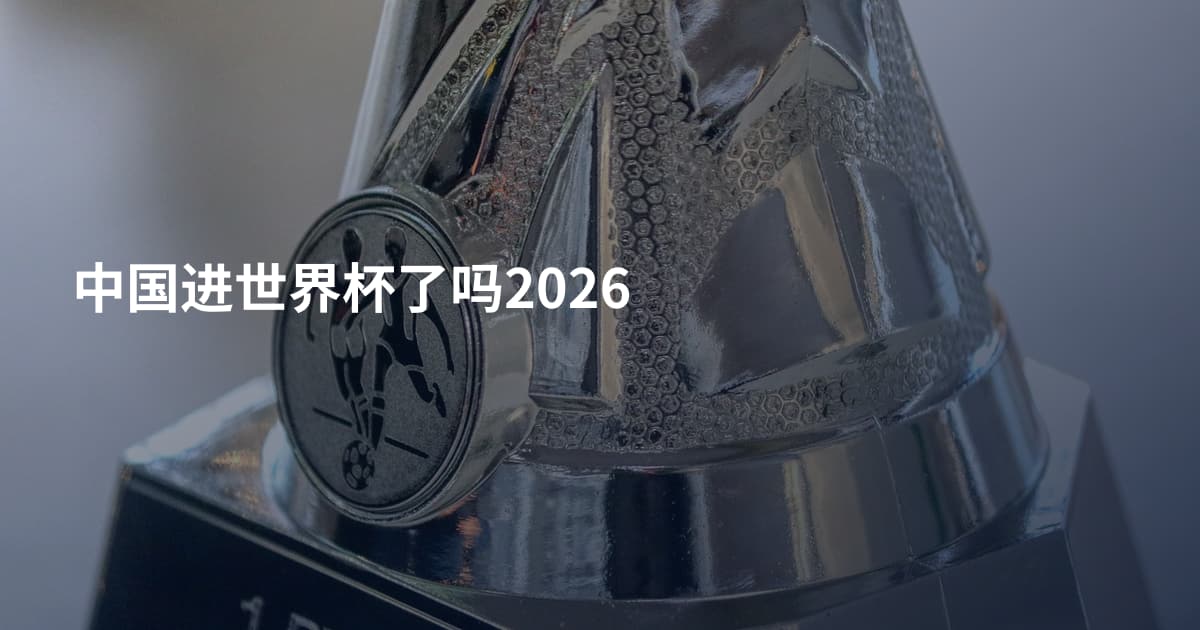 中国进世界杯了吗2026