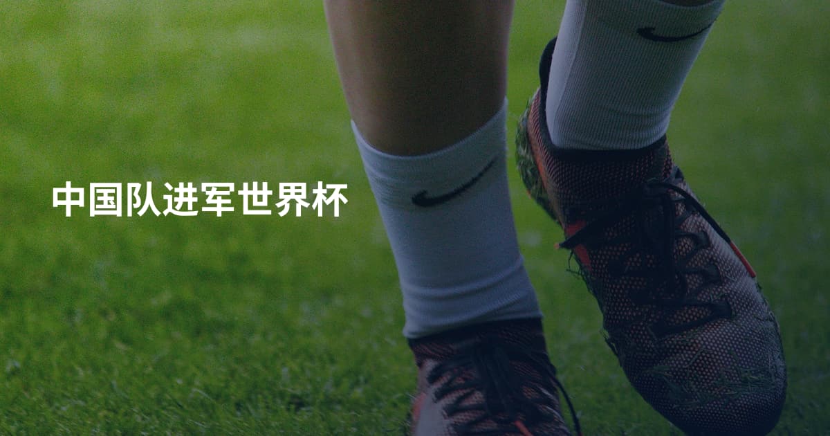 中国队进军世界杯