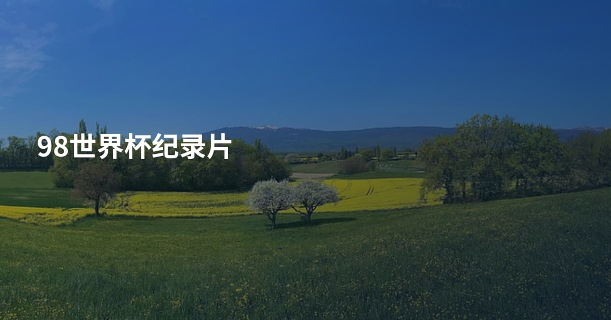 98世界杯纪录片