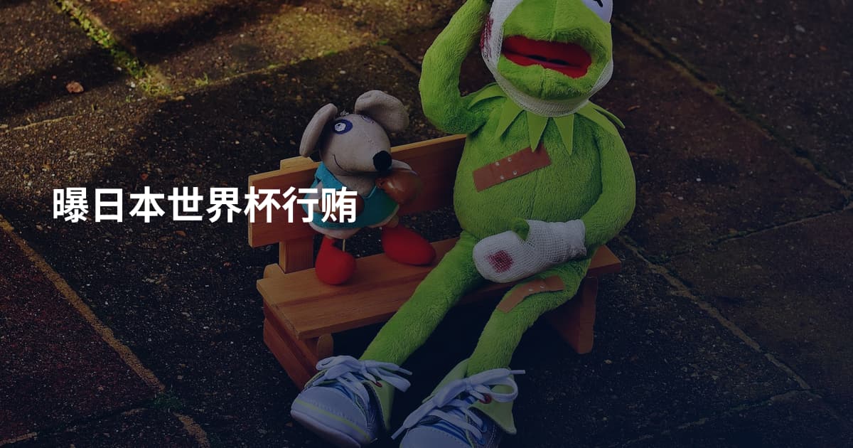 曝日本世界杯行贿