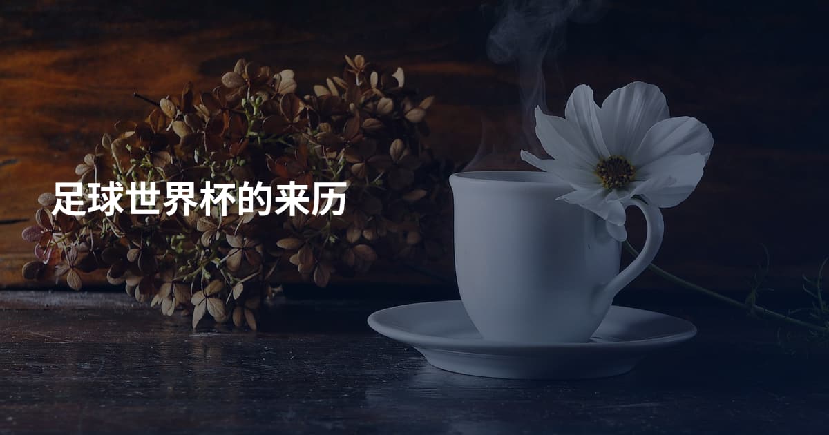 足球世界杯的来历