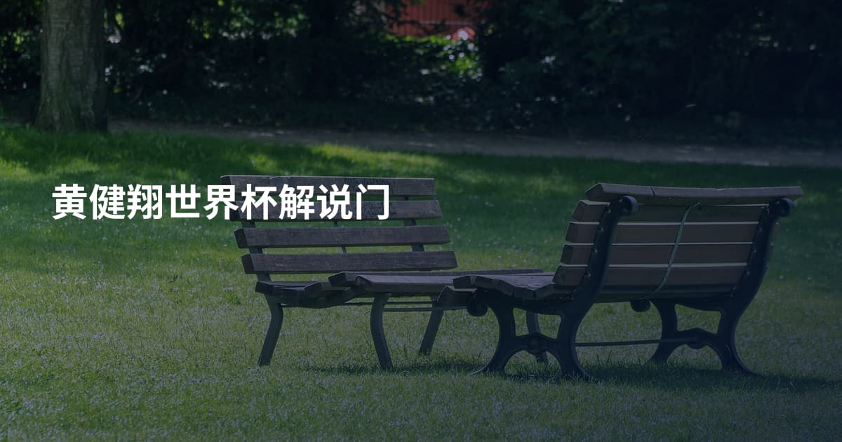 黄健翔世界杯解说门