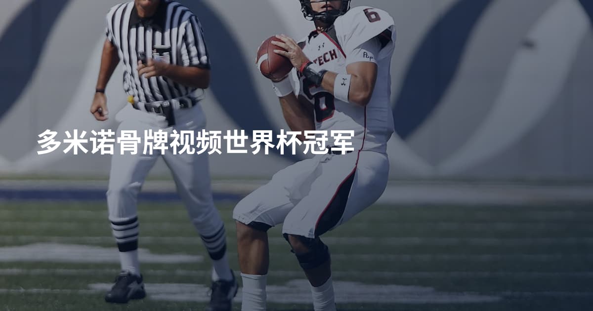 多米诺骨牌视频世界杯冠军