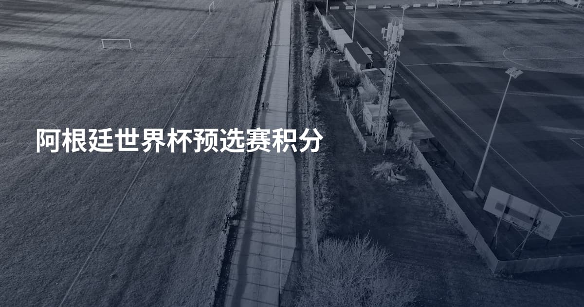 阿根廷世界杯预选赛积分