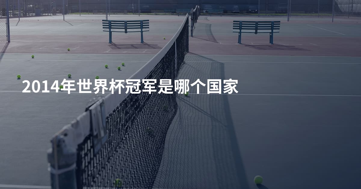 2014年世界杯冠军是哪个国家