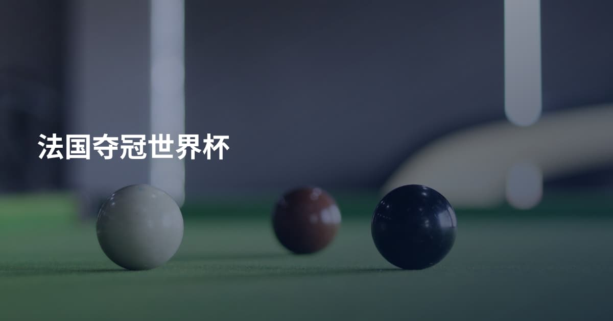 法国夺冠世界杯
