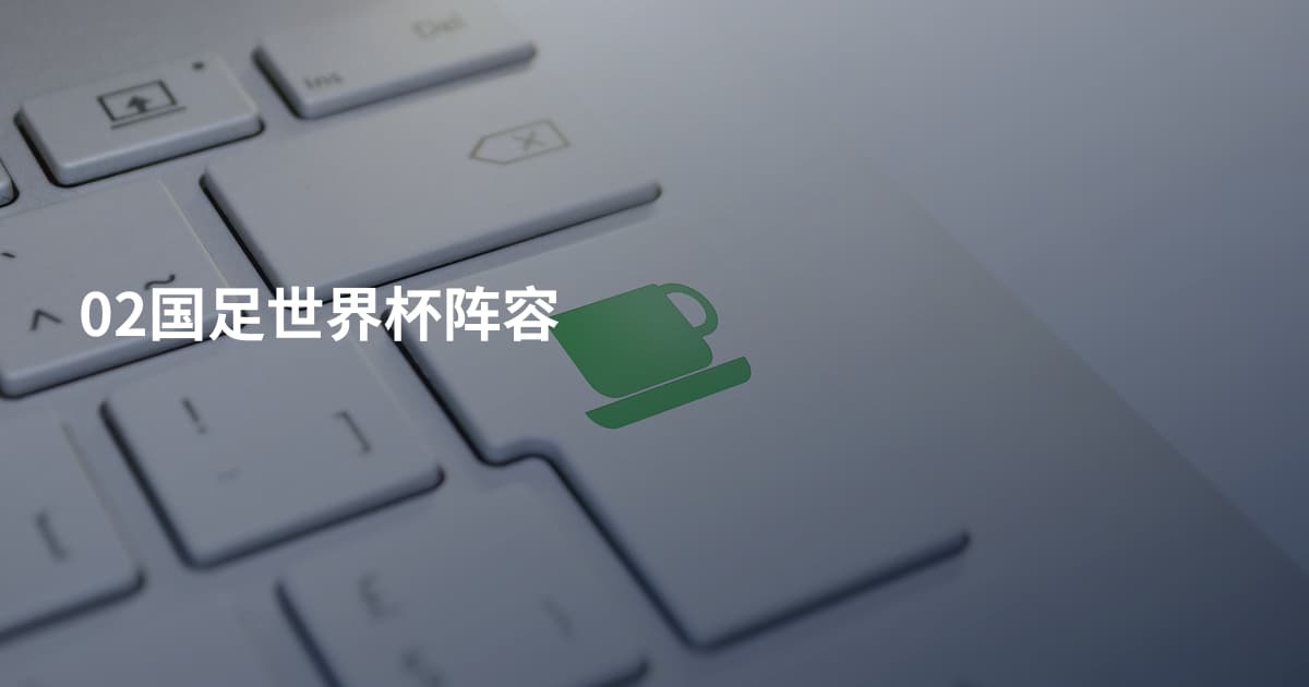 02国足世界杯阵容