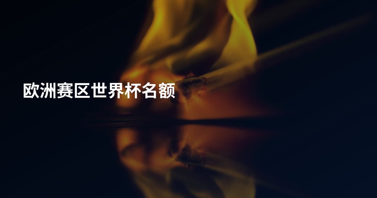 欧洲赛区世界杯名额