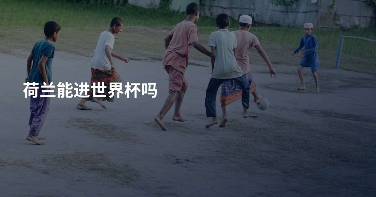 荷兰能进世界杯吗