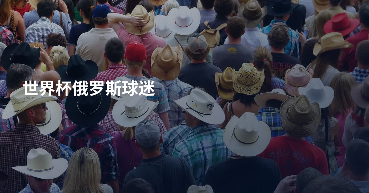 世界杯俄罗斯球迷