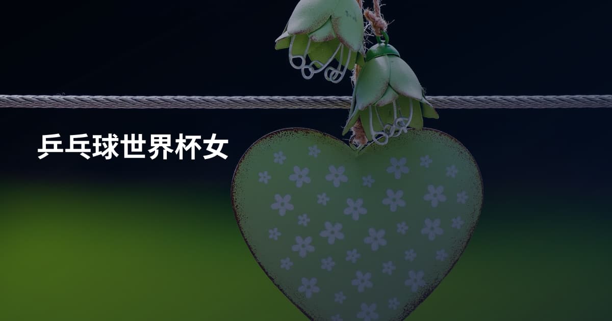 乒乓球世界杯女