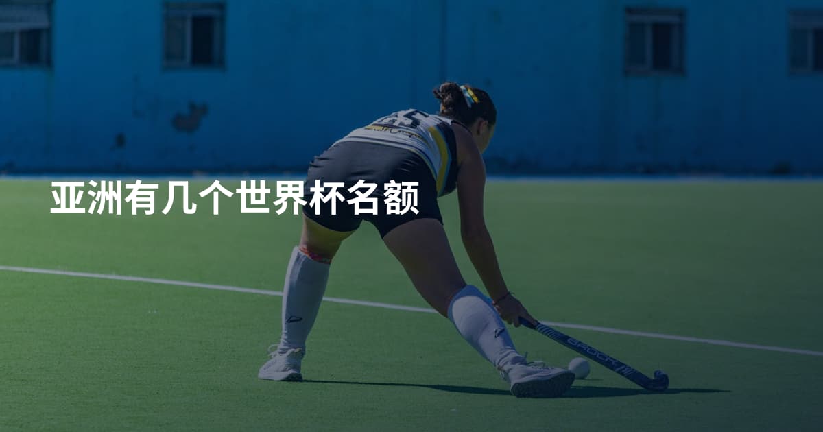 亚洲有几个世界杯名额