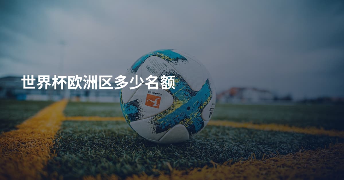 世界杯欧洲区多少名额