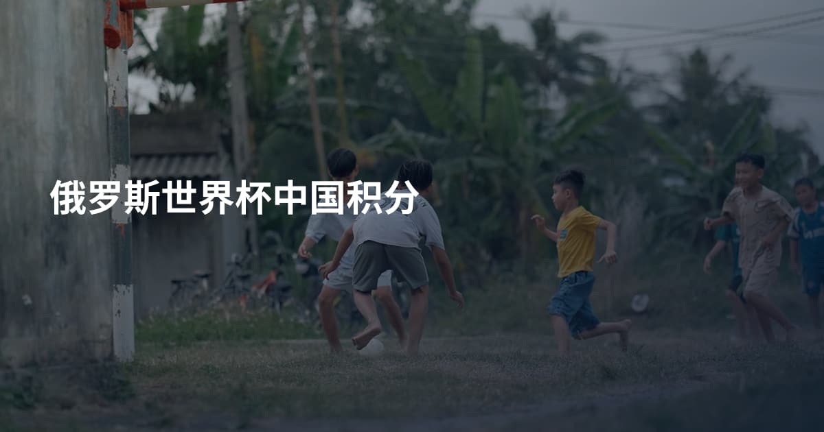 俄罗斯世界杯中国积分