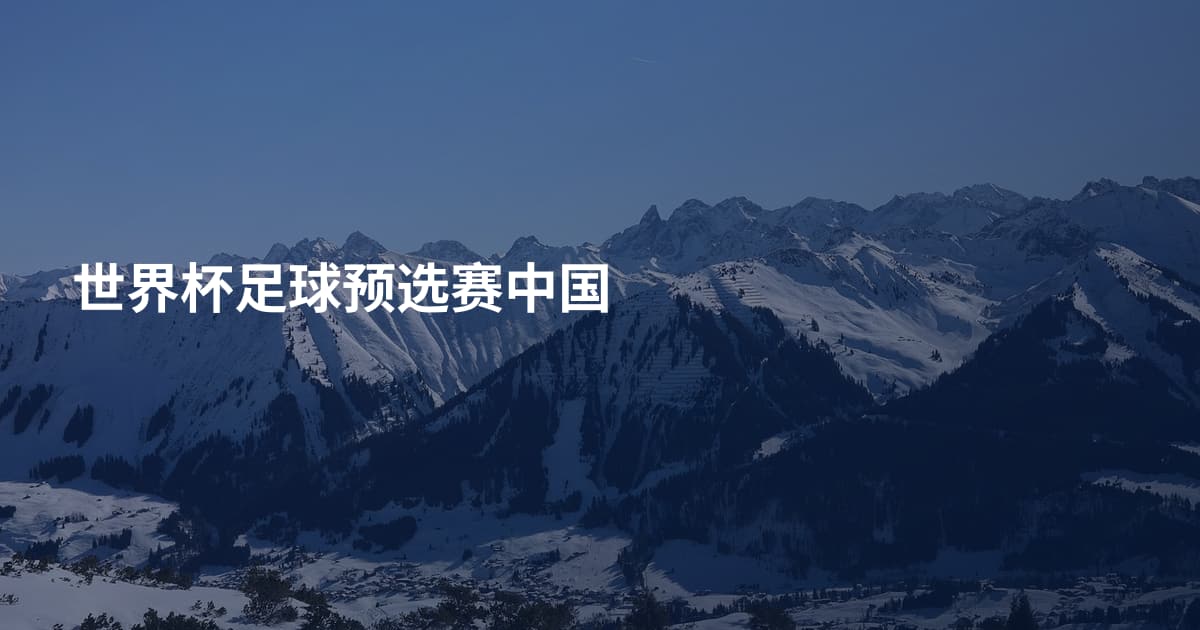 世界杯足球预选赛中国
