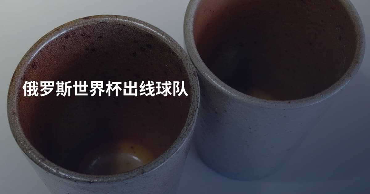 俄罗斯世界杯出线球队