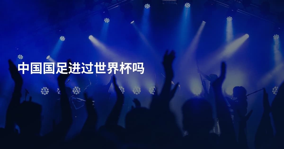 中国国足进过世界杯吗