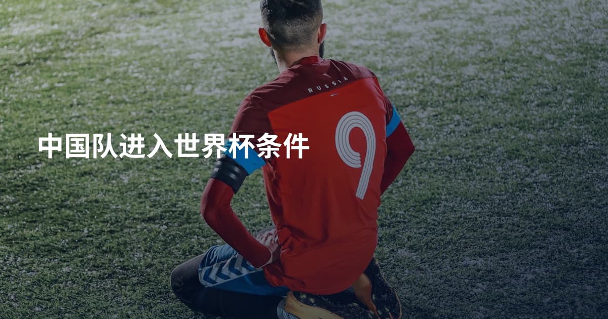 中国队进入世界杯条件
