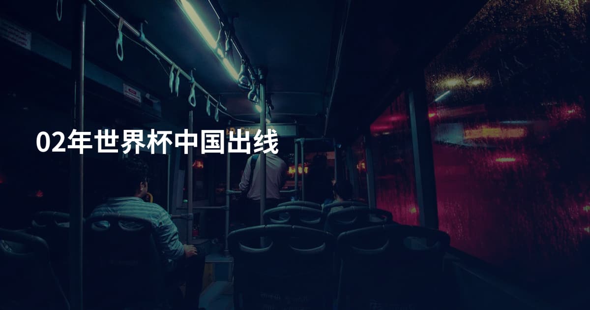 02年世界杯中国出线
