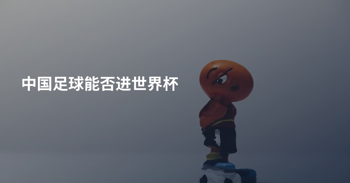 中国足球能否进世界杯