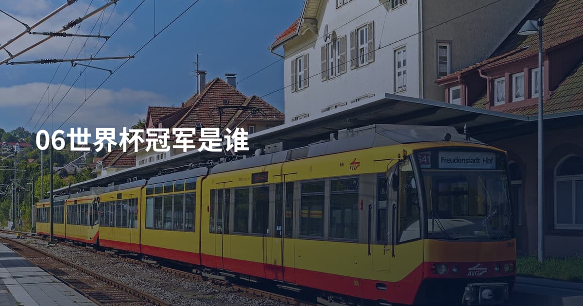 06世界杯冠军是谁