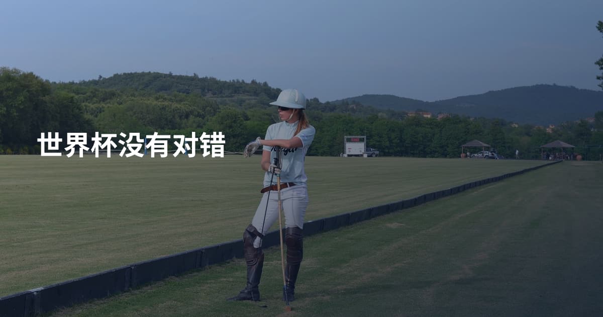 世界杯没有对错