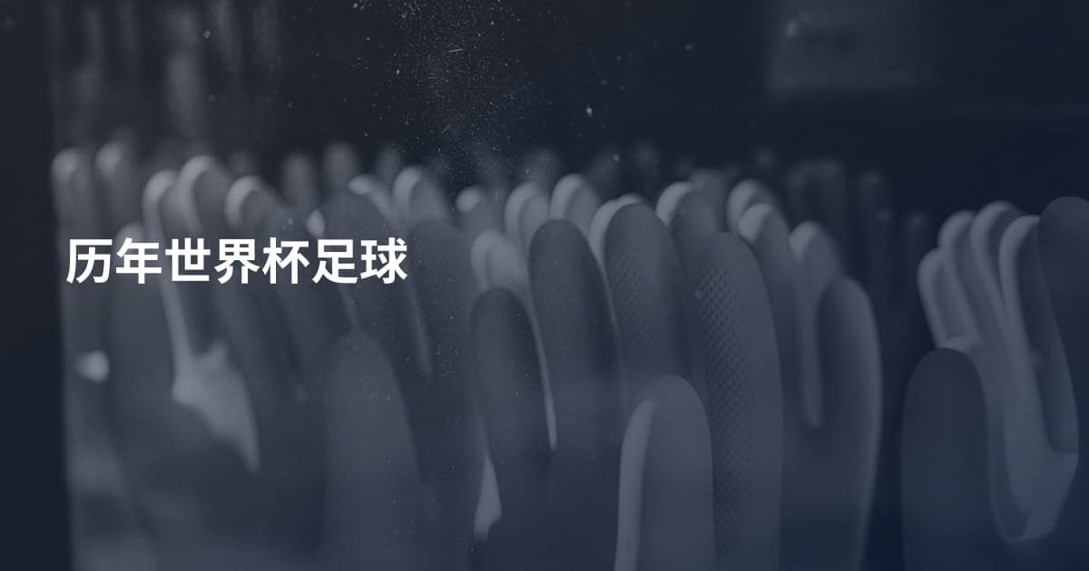 历年世界杯足球