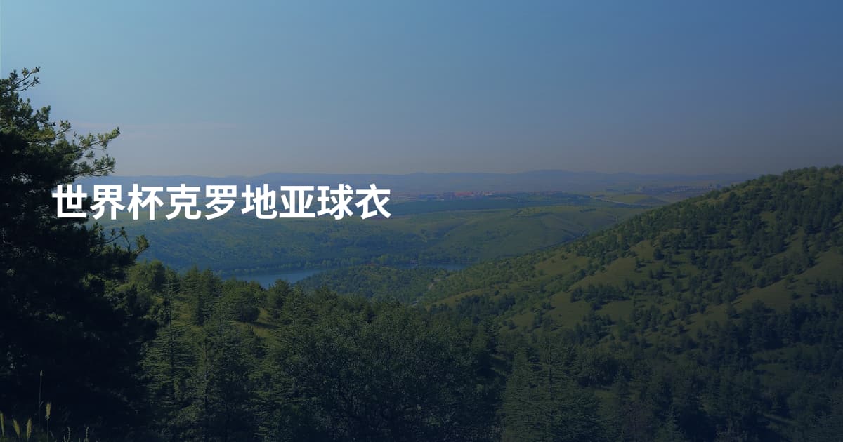 世界杯克罗地亚球衣