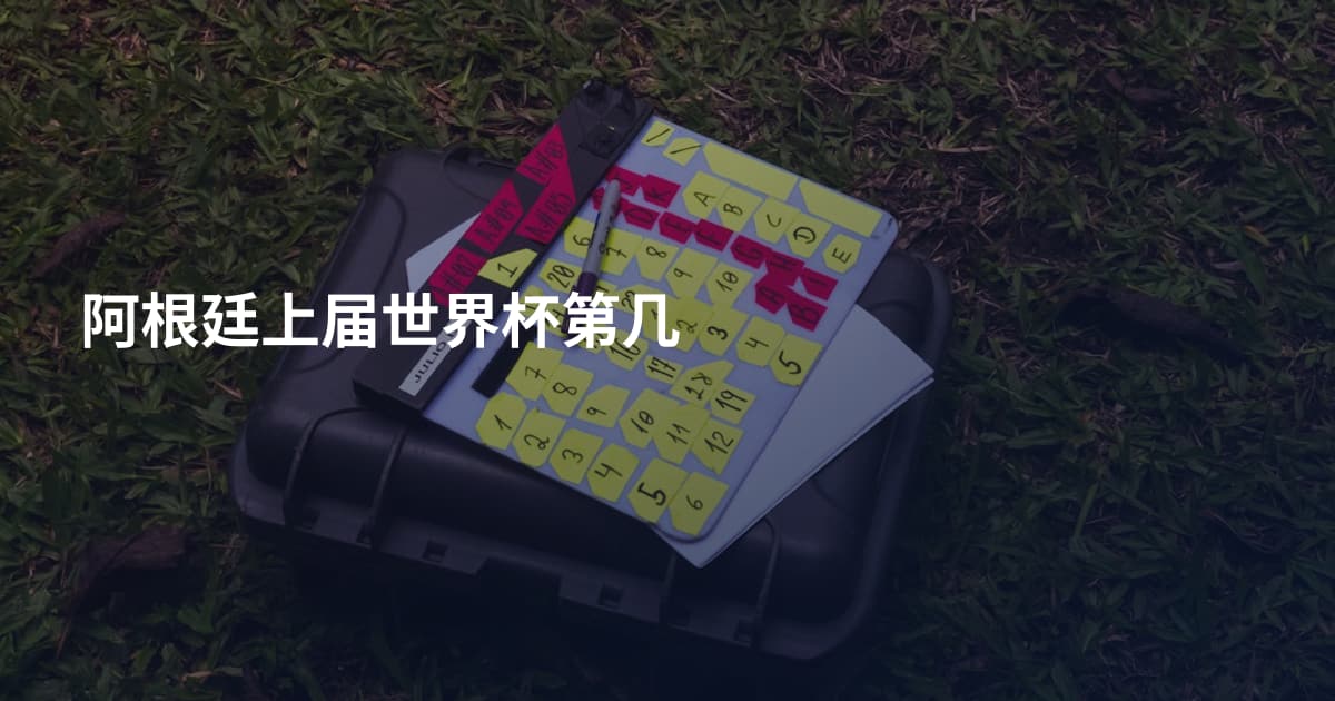 阿根廷上届世界杯第几