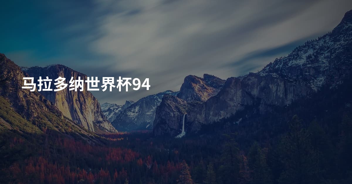 马拉多纳世界杯94