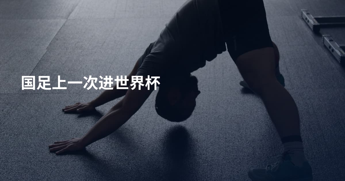 国足上一次进世界杯