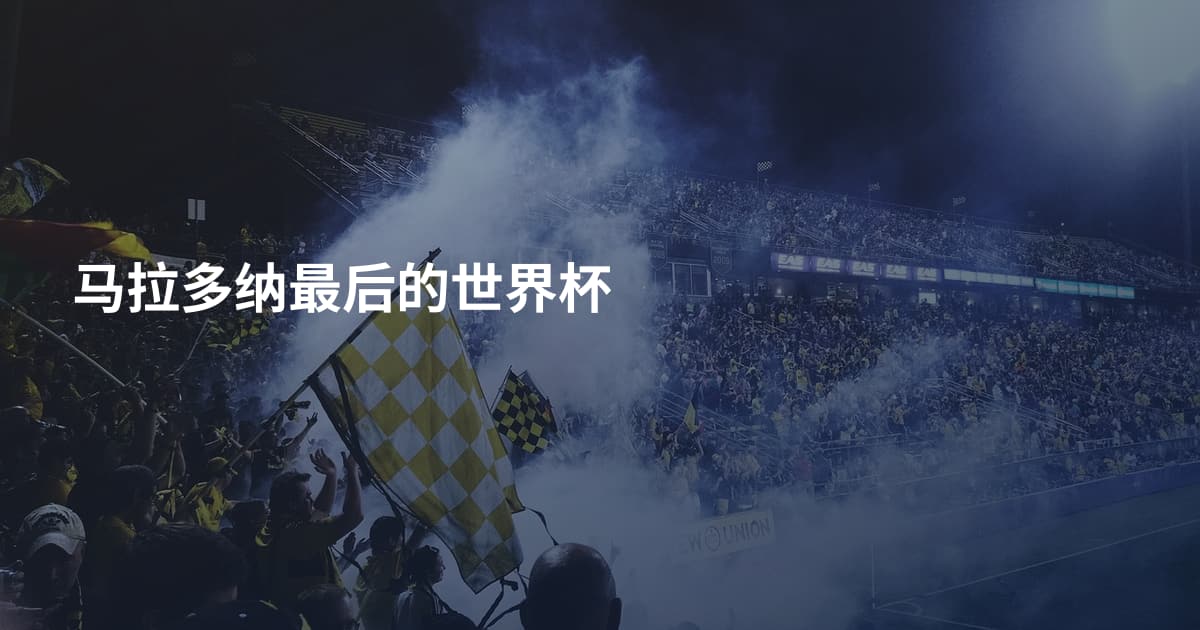 马拉多纳最后的世界杯