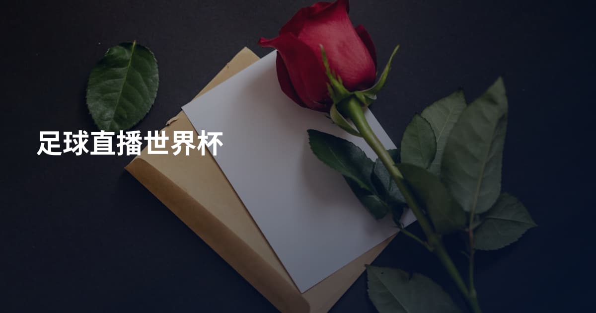 足球直播世界杯