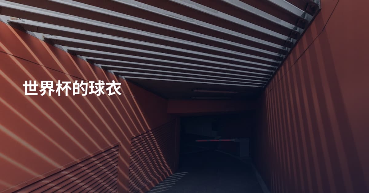 世界杯的球衣