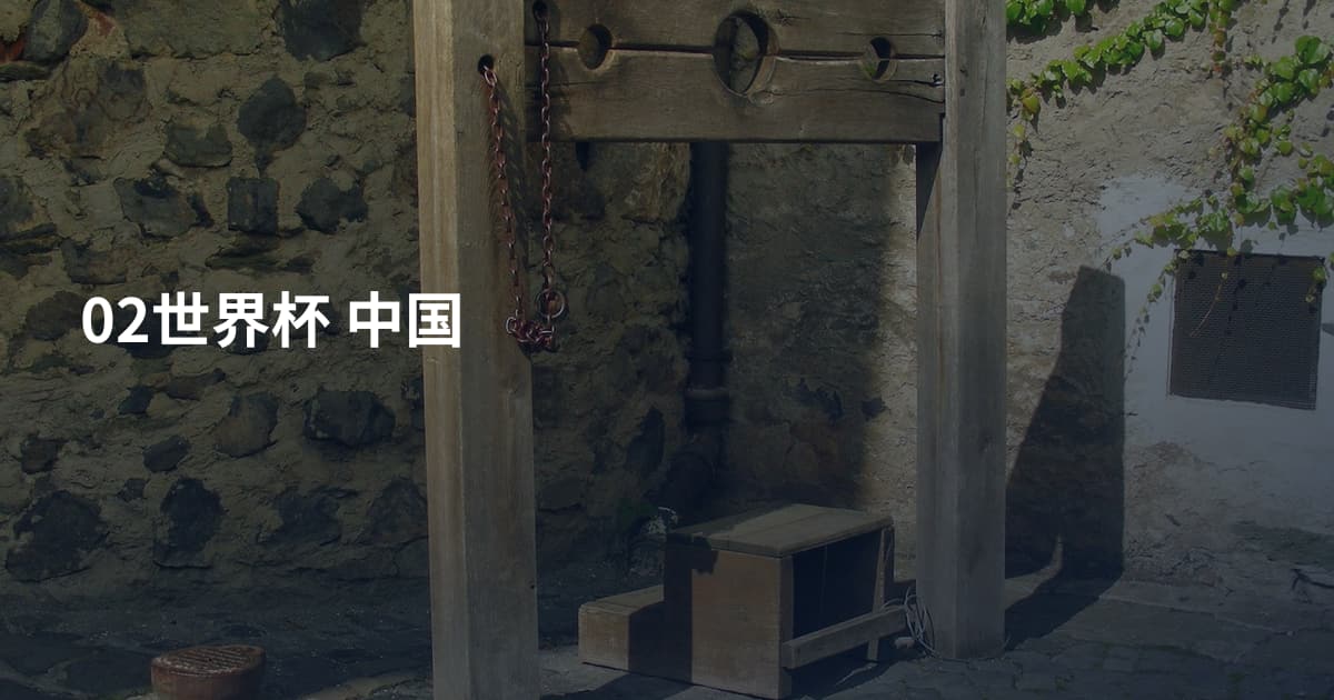 02世界杯 中国