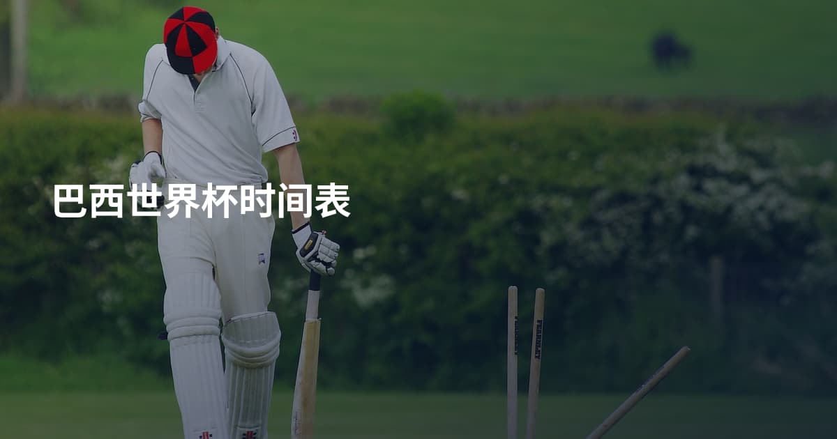巴西世界杯时间表