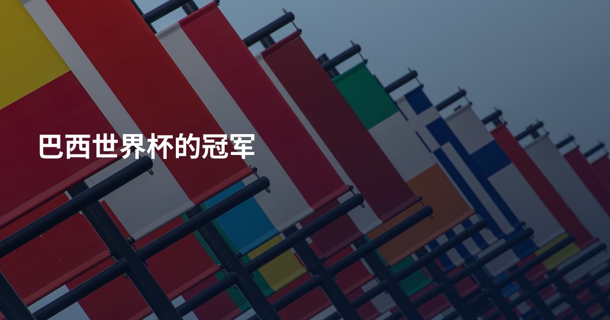 巴西世界杯的冠军