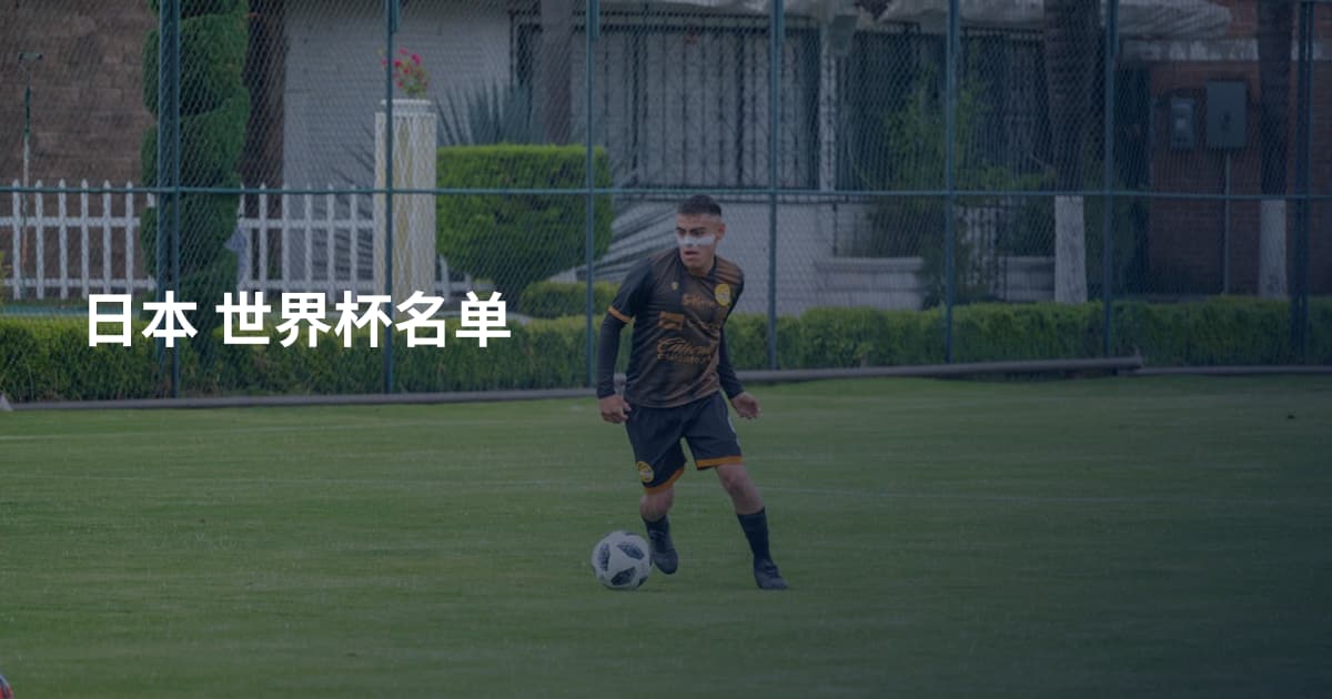 日本 世界杯名单