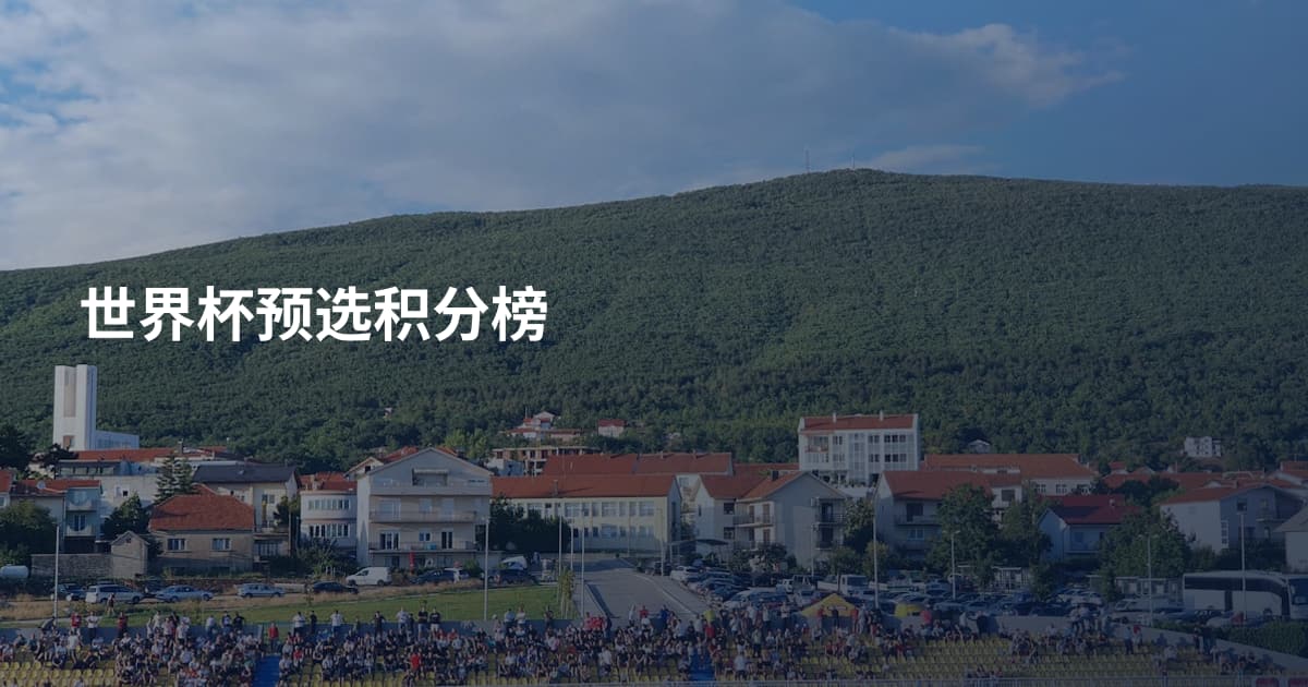 世界杯预选积分榜