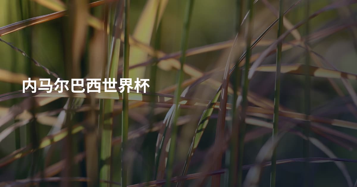内马尔巴西世界杯