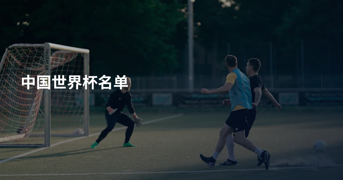 中国世界杯名单